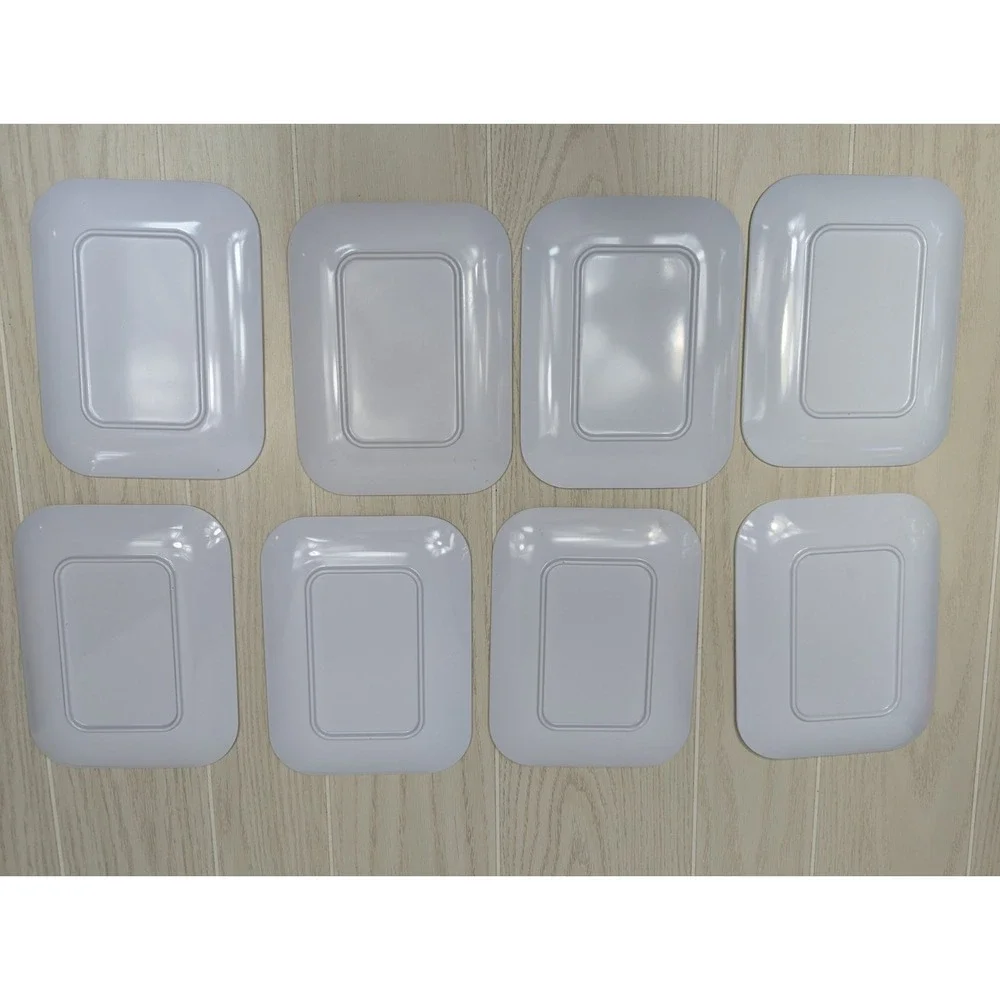 Melamine Playing Card Snack Plates Trays Set of‎ 8 Game Night Plastic Party